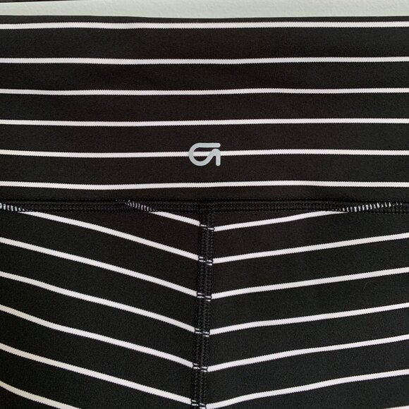 GAP GapFit Blackout Stripe 7/8 Leggings Large Petite - Picture 5 of 8